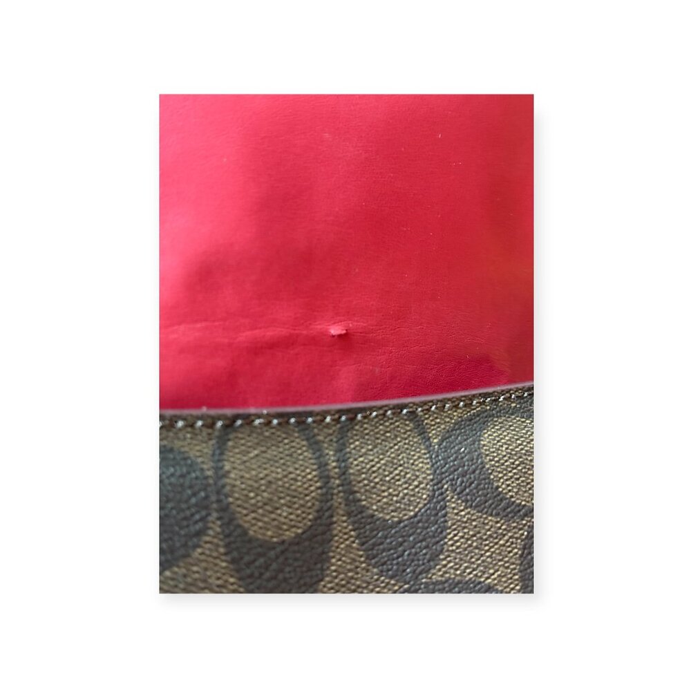 Coach Signature Canvas & Leather Belt Bag / Crossbody - Picture 6 of 10